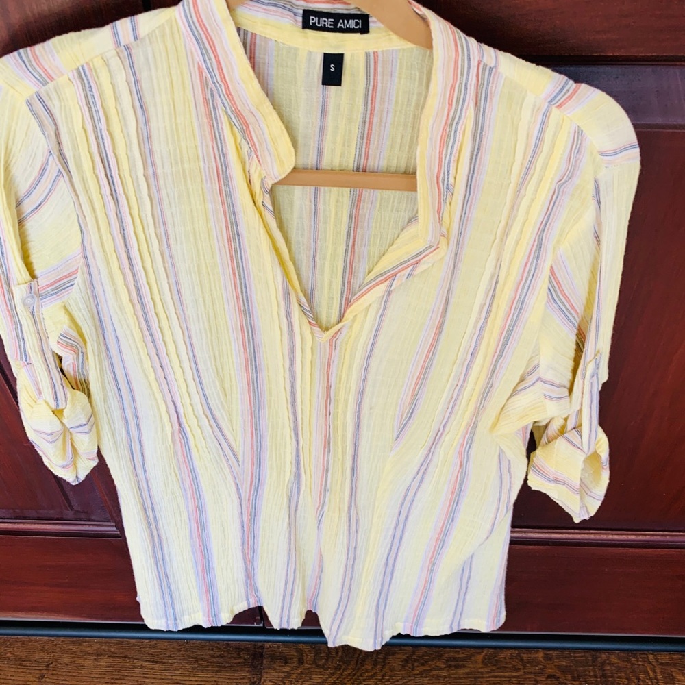 Multiple Striped Pure Amici Blouse. - image 2